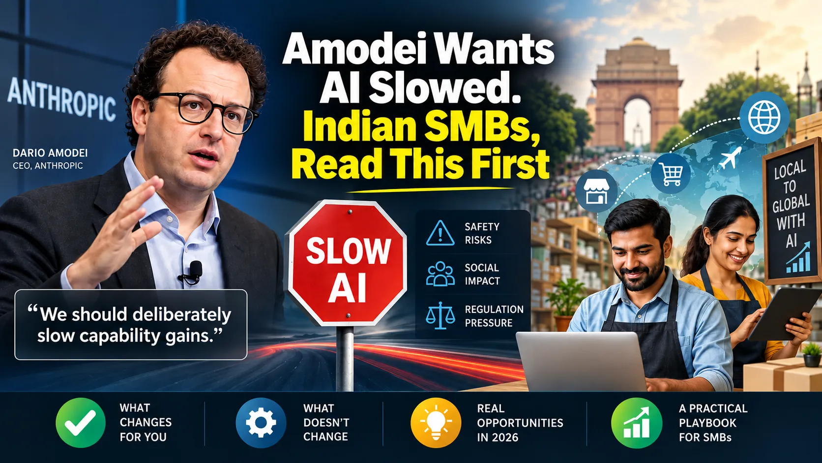 Amodei Wants to Slow AI. Indian SMBs, Read This First | APXTECK article hero image