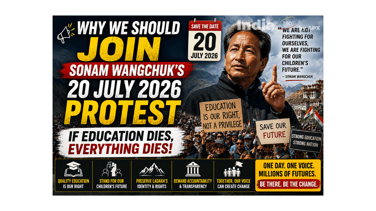 Sonam Wangchuk's 20 July March: Why India's Education Crisis Matters article hero image
