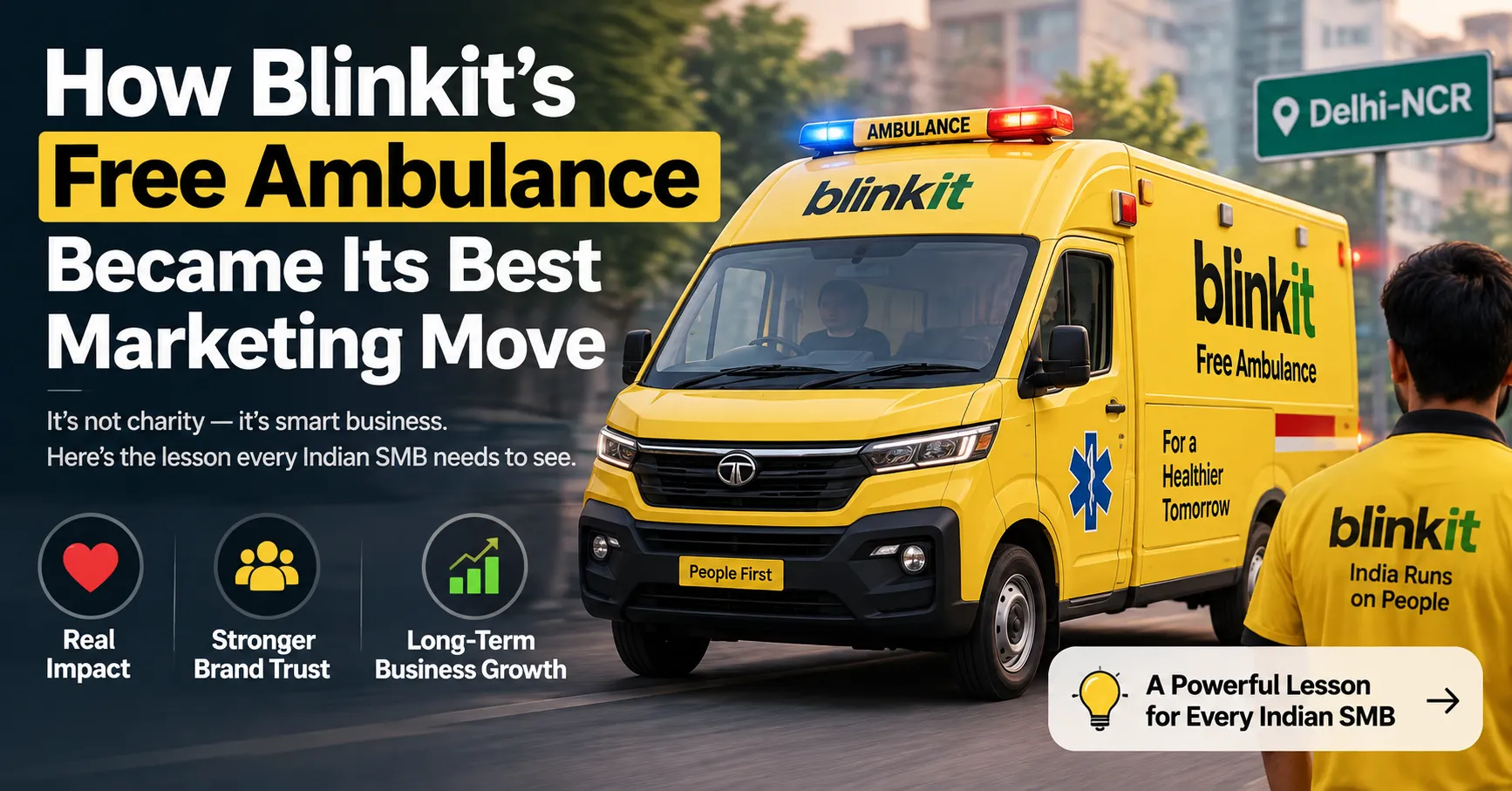 How Blinkit's Free Ambulance Became Its Best Marketing Move article hero image