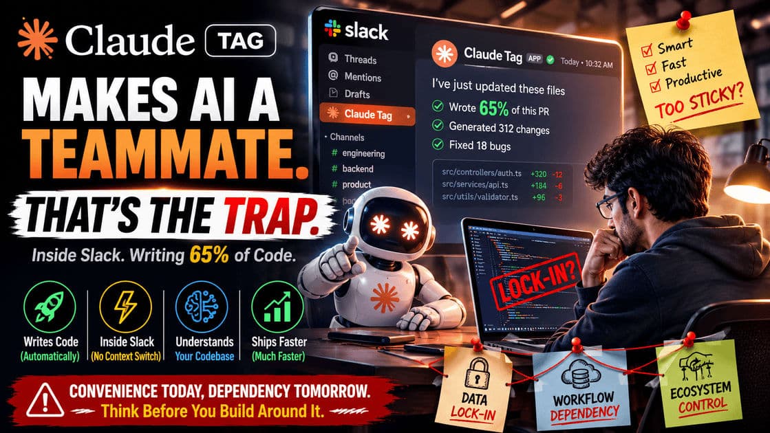 Claude Tag Makes AI a Teammate. That's the Trap. article hero image