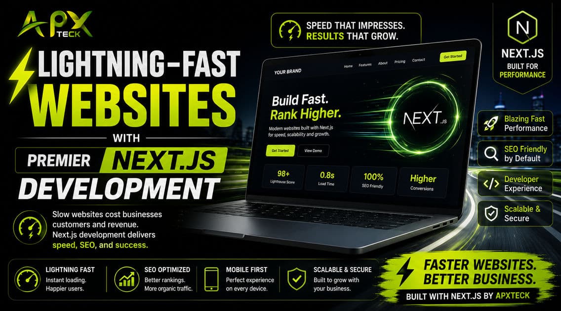 Lightning-Fast Websites with Premier Next.js Development article hero image