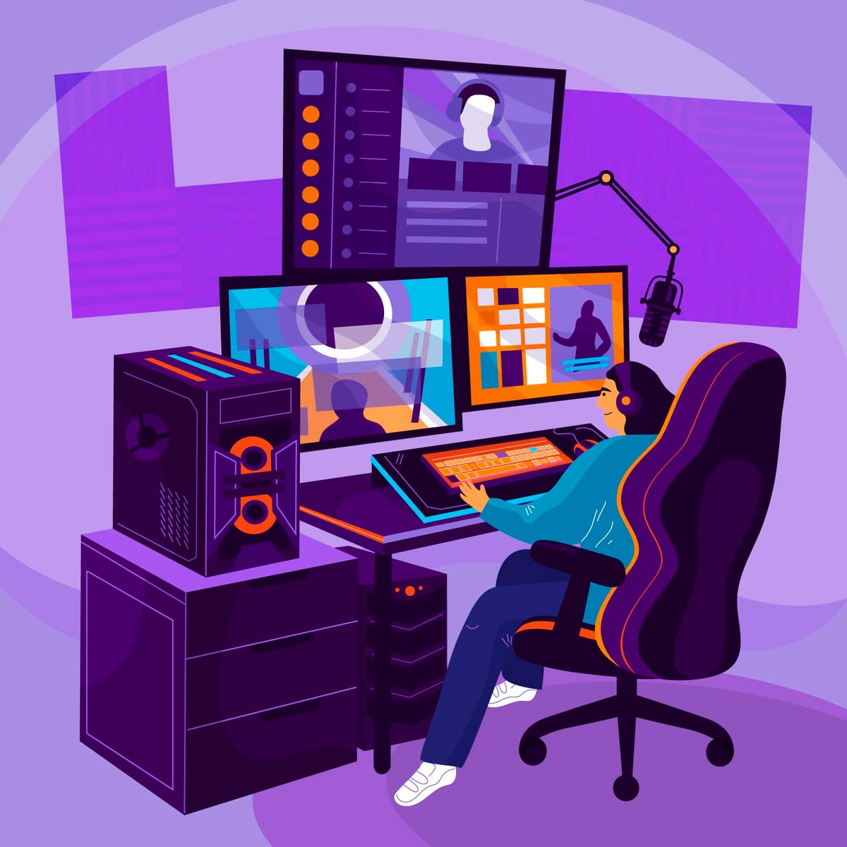 Video Editing service preview visual
